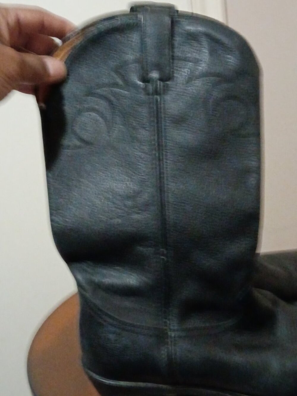 Durango Black Leather Boots SW4200 Sz Men's Size 10.5 EE - Picture 12 of 14